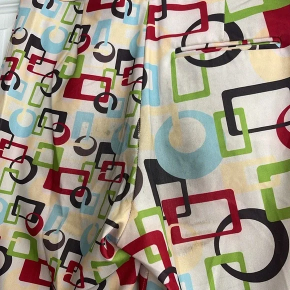 House of Sunny Colorful Abstract Wide Leg Pants - Picture 4 of 5